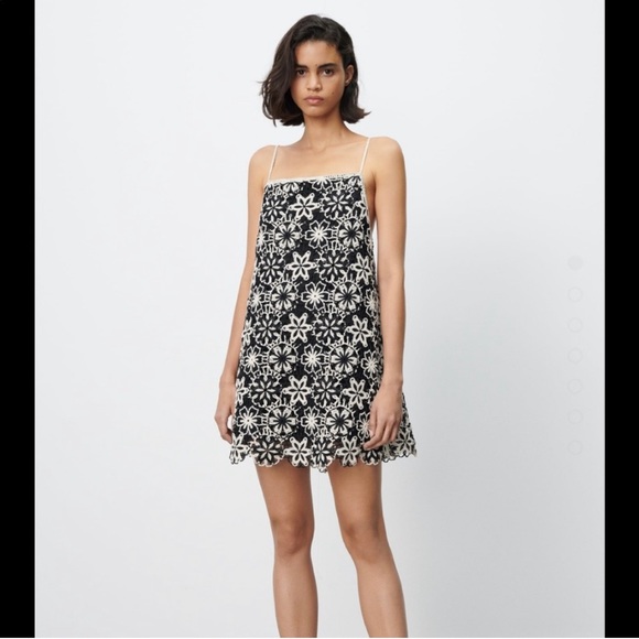 Zara Dresses Euc Zara Crochet Daisy Dress Poshmark